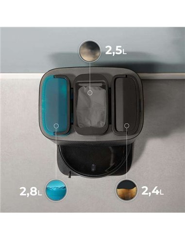 Cecotec Conga 11090 Spin Revolution Home&Wash con base de autovaciado, autolimpieza y secado de fregonas