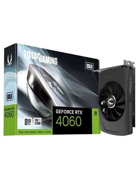Zotac Gaming GeForce RTX 4060 SOLO 8GB GDDR6 DLSS3 Tarjeta Gráfica