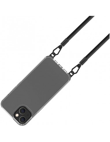 Celly Funda iPhone 14 + Cordón negro