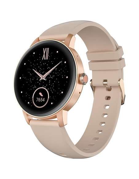 Celly TRAINERROUND2PK Smartwatch 1.28" Táctil Rosa