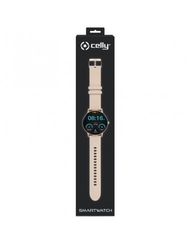 Celly TRAINERROUND2PK Smartwatch 1.28" Táctil Rosa