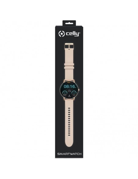 Celly TRAINERROUND2PK Smartwatch 1.28" Táctil Rosa