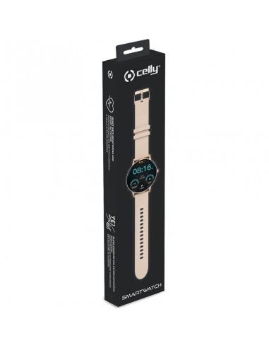 Celly TRAINERROUND2PK Smartwatch 1.28" Táctil Rosa