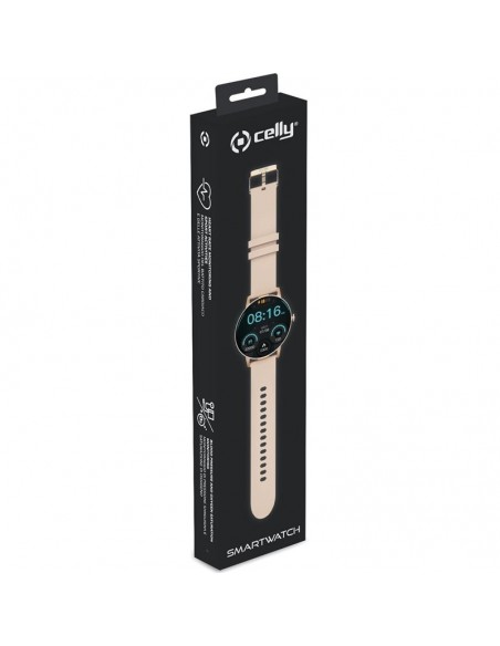 Celly TRAINERROUND2PK Smartwatch 1.28" Táctil Rosa