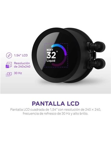 NZXT Kraken 360 Kit de Refrigeración Líquida 360mm Negra