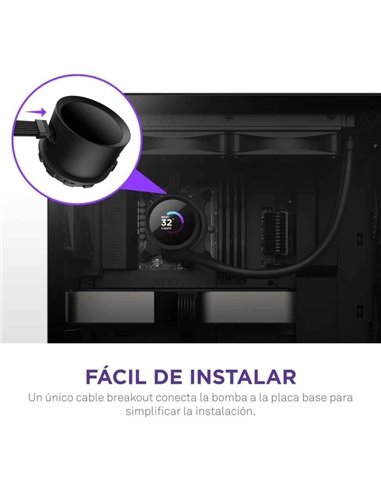 NZXT Kraken 360 Kit de Refrigeración Líquida 360mm Negra