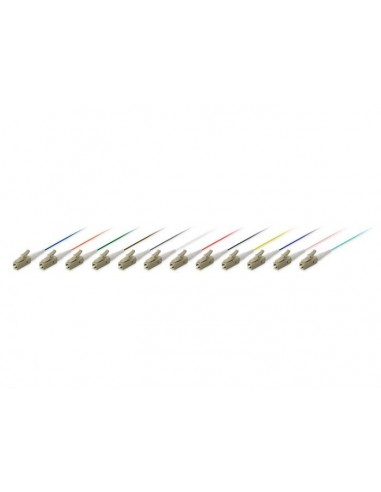 Equip Pro Cable Fibra Óptica OM3 Dúplex LC/PC Pack x12 multicolor 2m