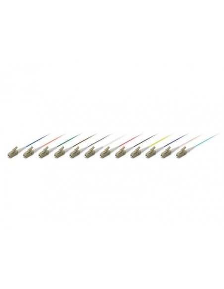 Equip Pro Cable Fibra Óptica OM3 Dúplex LC/PC Pack x12 multicolor 2m