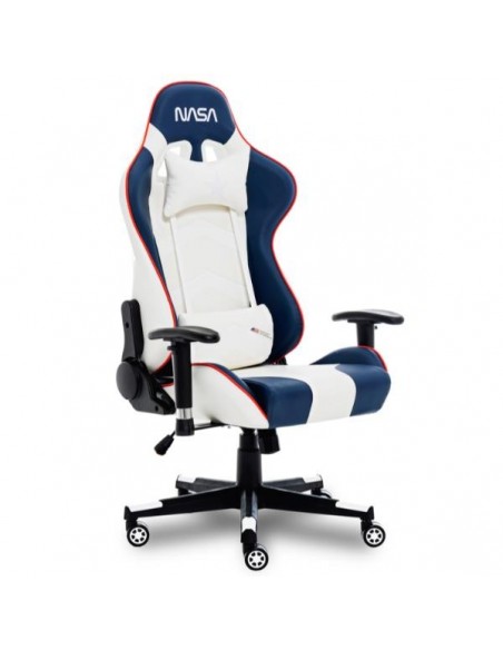 NASA Silla Gaming Supernova Blanca/Azul