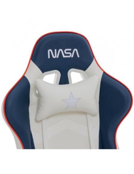 NASA Silla Gaming Supernova Blanca/Azul