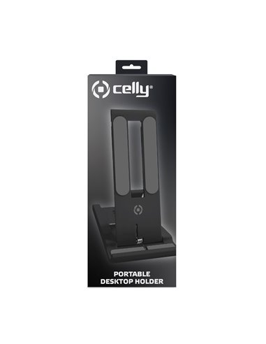 Celly SWCOLORDESKBK Soporte de escritorio para Smartphone Negro