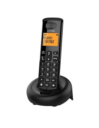 Alcatel DEC E160 Teléfono Inalámbrico Negro