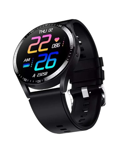 Denver SWC-372 Smartwatch Función llamada por Bluetooth Negro
