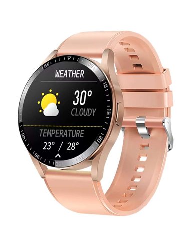 Denver SWC-372RO Smartwatch Función llamada por Bluetooth Rosa