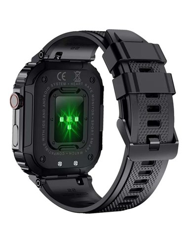 Denver SWC-191B Smartwatch Función llamada por Bluetooth Negro