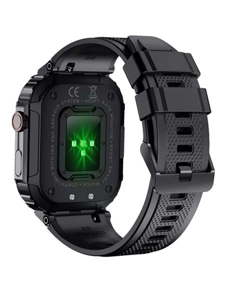 Denver SWC-191B Smartwatch Función llamada por Bluetooth Negro