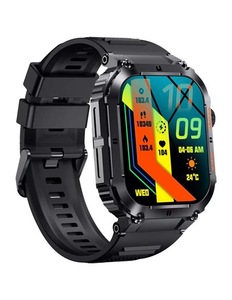Denver SWC-191B Smartwatch Función llamada por Bluetooth Negro