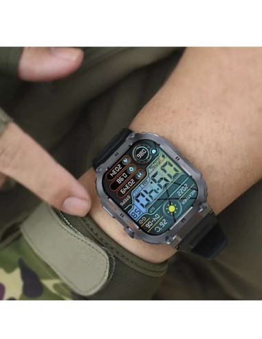 Denver SWC-191B Smartwatch Función llamada por Bluetooth Negro