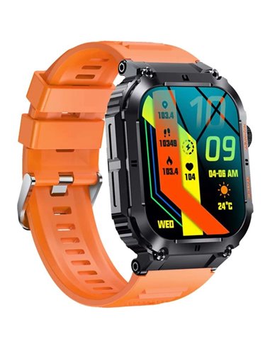 Denver SWC-191O Smartwatch Función llamada por Bluetooth Naranja