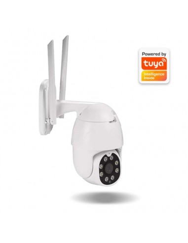 Denver IOC-221 Cámara domo IP digital para exteriores con LED IR 1080p