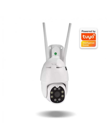 Denver IOC-221 Cámara domo IP digital para exteriores con LED IR 1080p