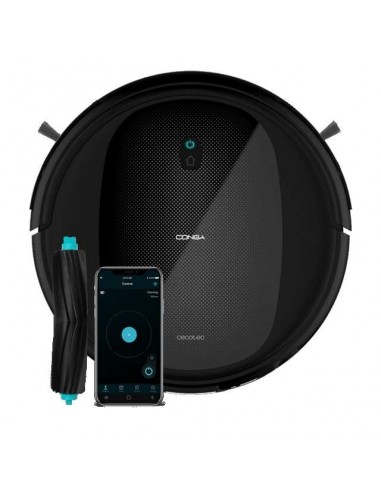 Cecotec Conga Flash Connected Titanium. Robot Aspirador y Friegasuelos
