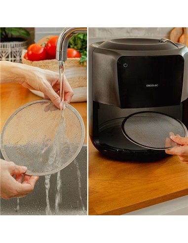 Cecotec Cecofry Rain Freidora sin aceite 5.5L con spray de aceite incorporado