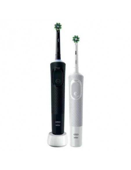 Oral-B Vitality Pro Duo Cepillos de Dientes Eléctricos Negro y Blanco + Cargador