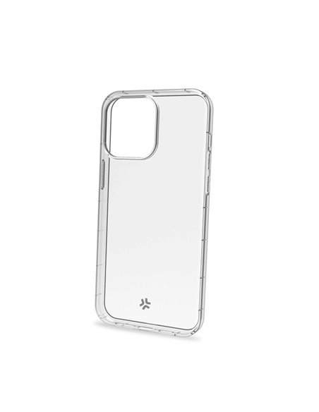 Celly HEXAGEL1056WH Funda Transparente iPhone 15 Pro Max