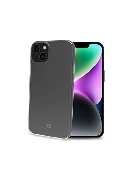 Celly HEXAGEL1053WH Funda Transparente iPhone 15