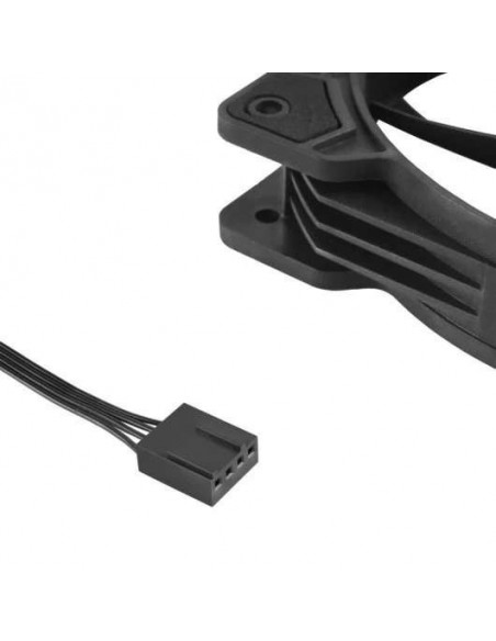 Mars Gaming MF-PWMX2 Kit 2 Ventiladores 120mm Ultra Silenciosos con Sistema Anti-vibraciones Negros