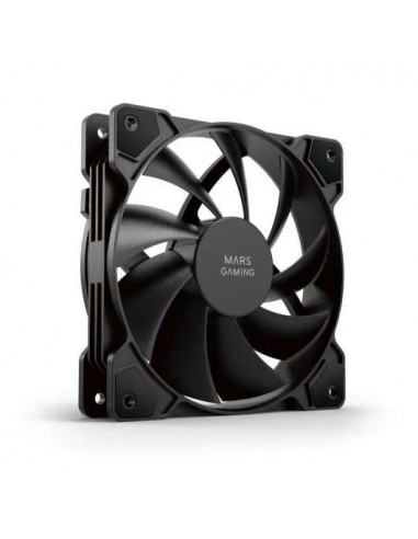 Mars Gaming MF-PWMX2 Kit 2 Ventiladores 120mm Ultra Silenciosos con Sistema Anti-vibraciones Negros
