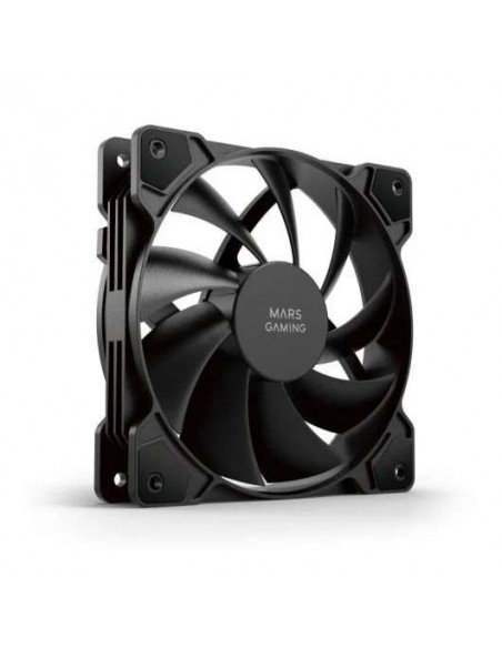 Mars Gaming MF-PWMX2 Kit 2 Ventiladores 120mm Ultra Silenciosos con Sistema Anti-vibraciones Negros