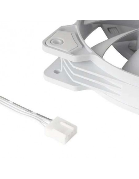 Mars Gaming MF-PWMX2 Kit 2 Ventiladores 120mm Ultra Silenciosos con Sistema Anti-vibraciones Blancos