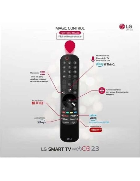 LG OLED55C34LA OLED evo UltraHD 4K HDR10 55" Televisor