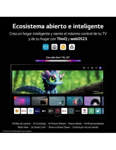 LG OLED55C34LA OLED evo UltraHD 4K HDR10 55" Televisor