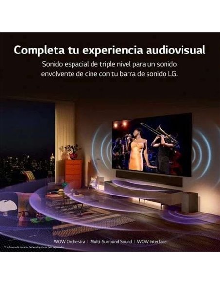 LG OLED55C34LA OLED evo UltraHD 4K HDR10 55" Televisor