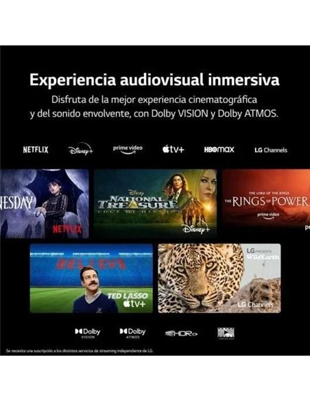 LG OLED55C34LA OLED evo UltraHD 4K HDR10 55" Televisor