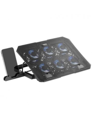 Mars Gaming MNBC23 Base Refrigeradora y Stand Negro para Portátil hasta 16"