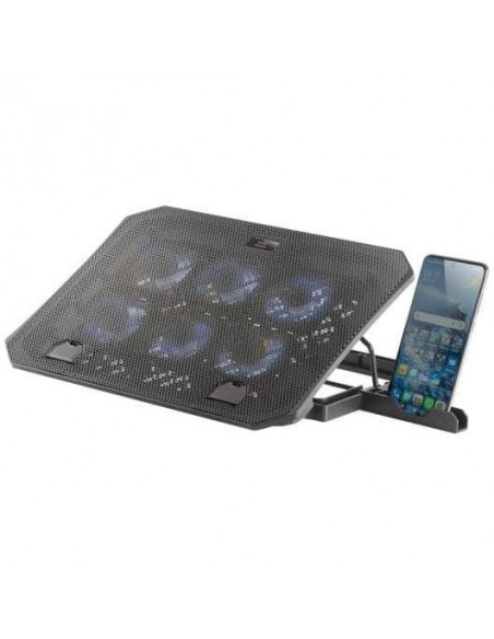 Mars Gaming MNBC23 Base Refrigeradora y Stand Negro para Portátil hasta 16"