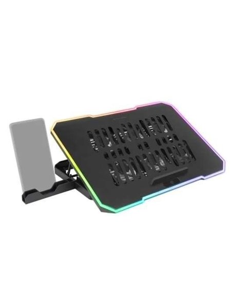 Mars Gaming MNBC7 Base Refrigeradora y Stand RGB Negro para Portátil hasta 16"