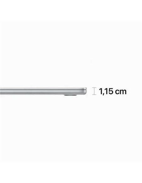 Apple Macbook Air 2023 Apple M2/ 8GB/ 512GB SSD/ GPU Deca Core/ 15.3" Plata