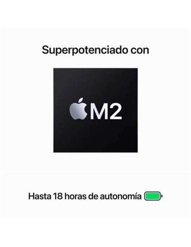 Apple Macbook Air 2023 Apple M2/ 8GB/ 512GB SSD/ GPU Deca Core/ 15.3" Plata