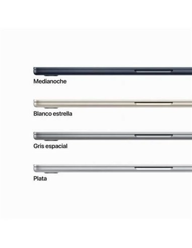 Apple Macbook Air 2023 Apple M2/ 8GB/ 512GB SSD/ GPU Deca Core/ 15.3" Plata