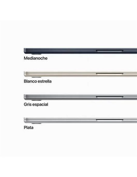Apple Macbook Air 2023 Apple M2/ 8GB/ 512GB SSD/ GPU Deca Core/ 15.3" Plata