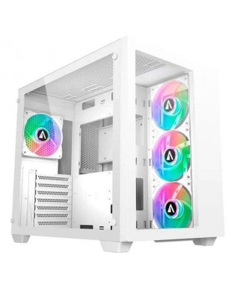 Abysm Danube SAVA 285 BX203 ARGB Caja Cristal Templado USB 3.0 Blanca