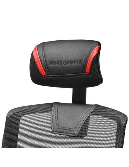 Mars Gaming MGC-ERGO Silla Gaming Negro/Rojo