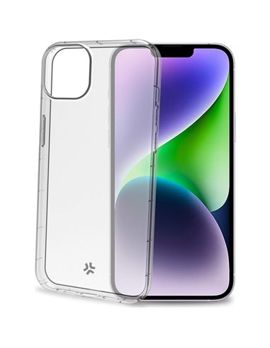 Celly HEXAGEL Funda Transparente iPhone 15 Plus
