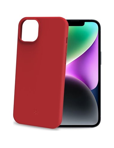 Celly CROMO Funda iPhone 15 Roja
