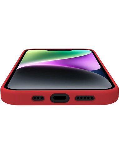 Celly CROMO Funda iPhone 15 Roja